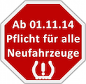 Reifendruckkontrollsystem Pflicht ab 11/2014