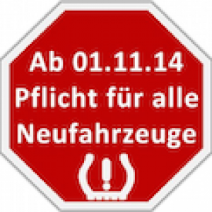 Reifendruckkontrollsystem Pflicht ab 11/2014